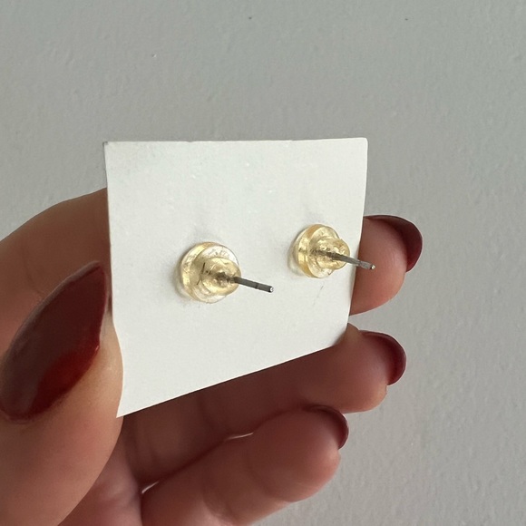 Leather Knot Earrings - Picture 3 of 3